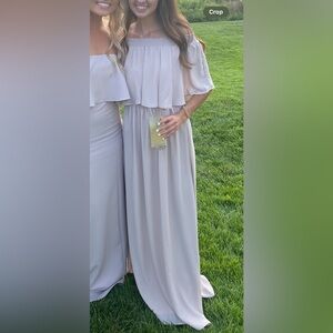 Show Me Your MuMu Strapless Nude Bridesmaids Dress